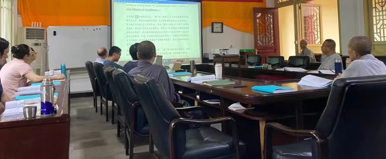 參加五天梵語研讀班的法師與學員(1)