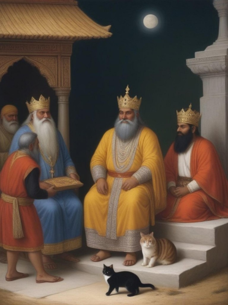 Bhima in his court